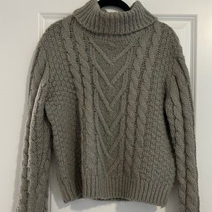 Gray Knit Sweater